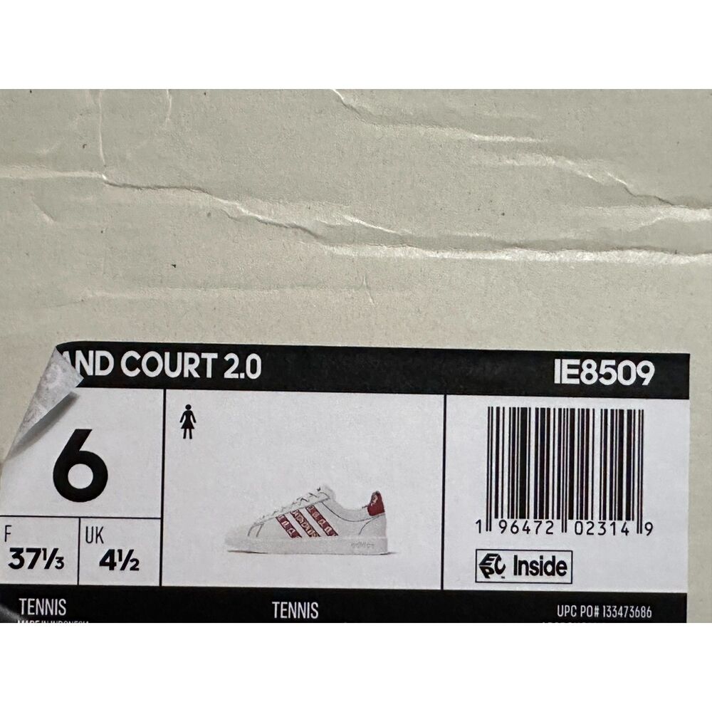 NEW Adidas Farm Rio Womens Grand Court 2.0 Low Casual Sneaker - 9.5 - Picture 9 of 12
